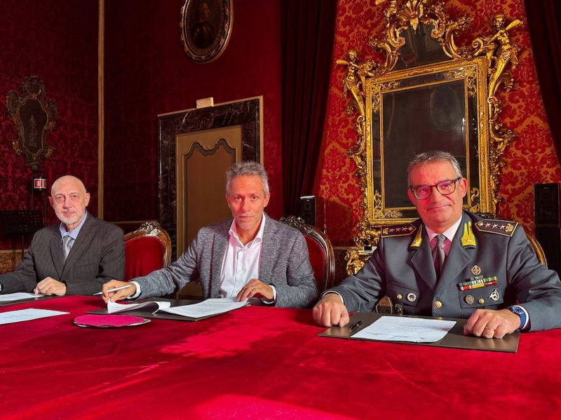 Da sinistra Emanuele Garofalo Andrea Virgilio Massimo Dell'Anna