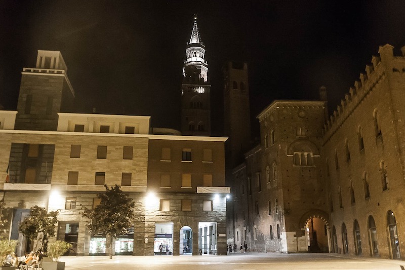 Cremona panorama sera