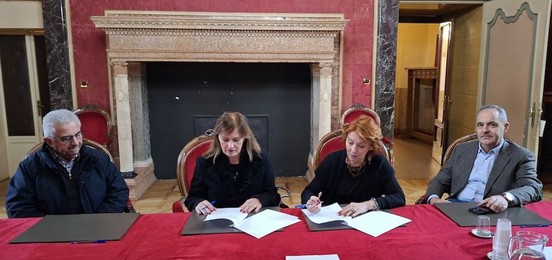 Da sinistra Francesco Pietrogrande Annachiara Trivelli Francesca Romagnoli Paolo Viani