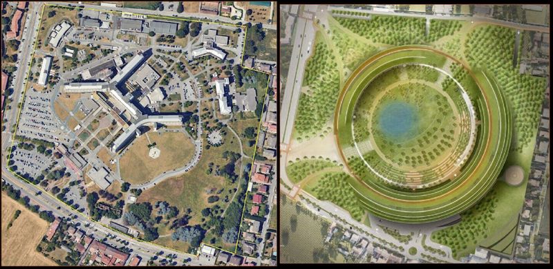Area ospedale di Cremona - attuale e futura