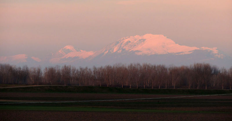 alpi tramonto